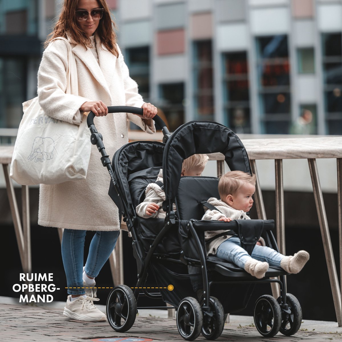 Elena duo buggy svart