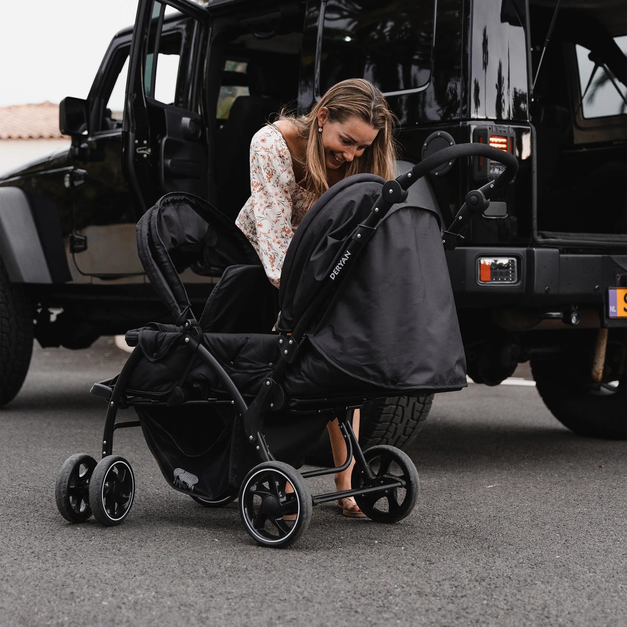 Elena duo buggy svart