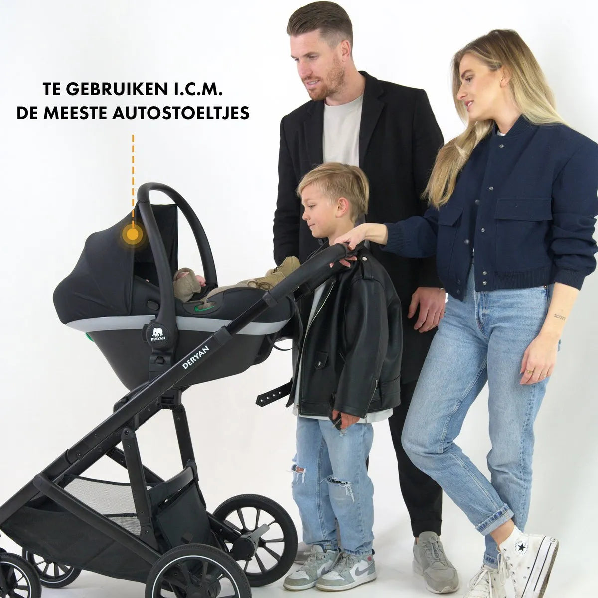 Deryan Evy bilstolsadapter för Maxi Cosi /Cybex/Nuna